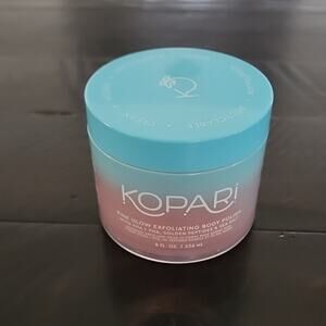 KOPARI Body Scrub Pink Glow Exfoliating Body Polish AHA Pink Grapefruit 8 oz
